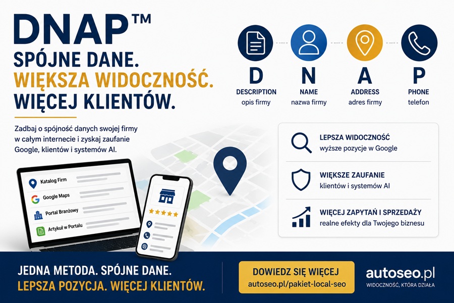 Twoja firma jest w internecie w kilku miejscach. Ale czy wszędzie mówi to samo o sobie?